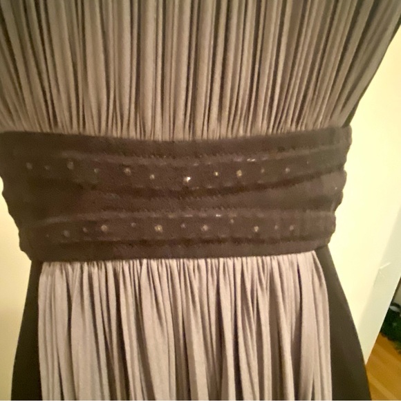 BCBG Max Azaria 🩶🖤Size 4. Beautiful unique Dress 🩶🖤 Fine Pleats & Chains🩶🖤 - Picture 9 of 13